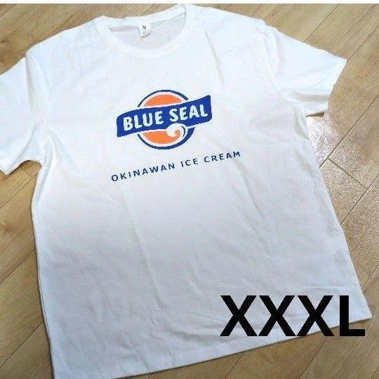 訳あり!【新品未使用】ブルーシール沖縄アイスクリーム Tシャツ XXXL