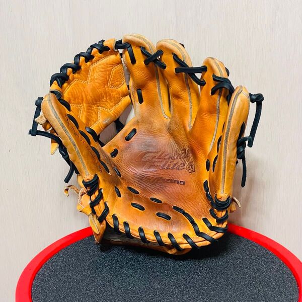 ミズノ グローバルエリート 軟式 少年 内野手用 クロス締め