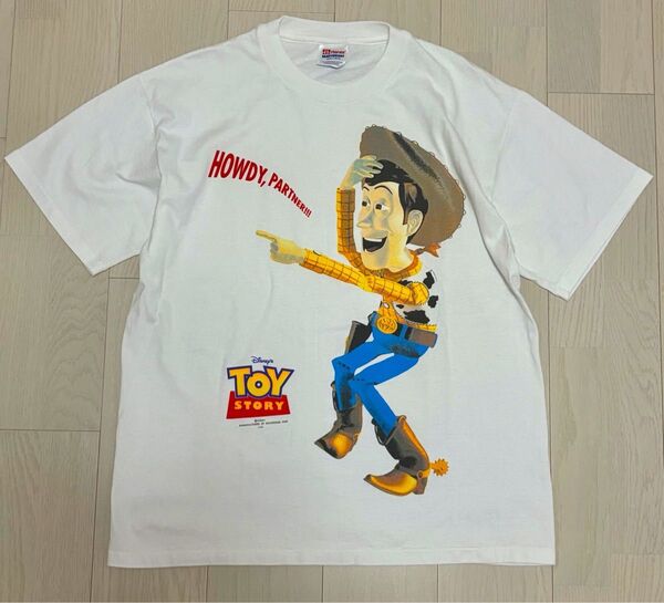 激レア デッドストック 90年代 Hanes トイストーリー 関係者専用 初期 ビンテージ Tシャツ 袖 シングルステッチ USA