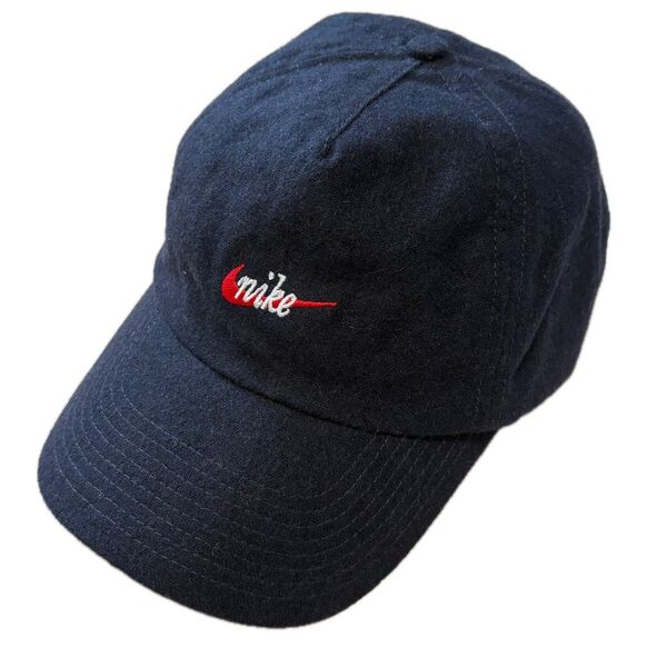 美品 NIKE キャップ 帽子 ネイビー