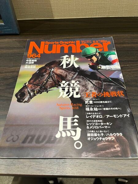 Sports Graphic Number 964 2018年11月1日号 秋競馬特集
