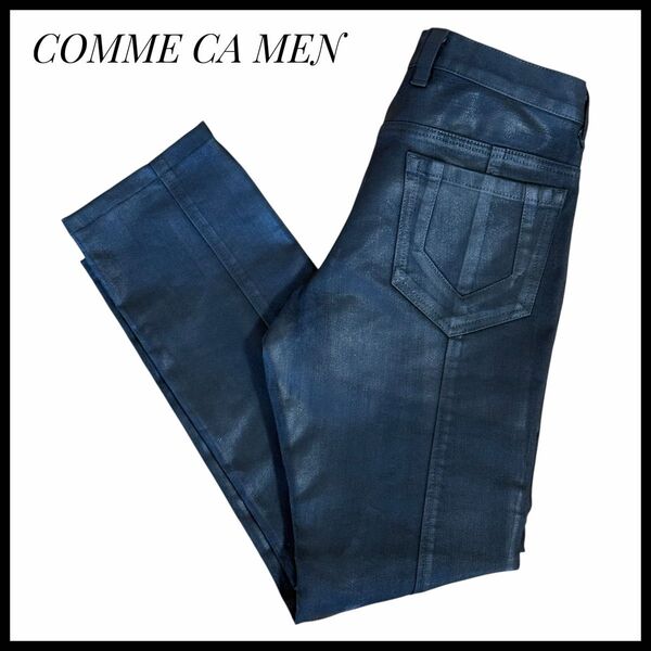 ボトムス COMME CA MEN コムサメン ブラック ストレートデニム Sサイズ