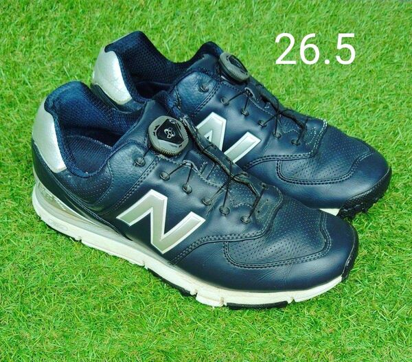 【New Balance】 26.5cm MGB574NS BOA D メンズソフトスパイクゴルフシューズ ニューバランス