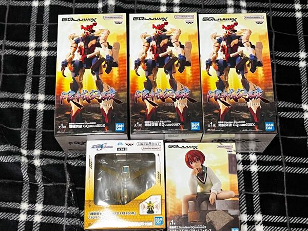 機動戦士ガンダム GQuuuuuuX アマテ・ユズリハ (マチュ) フィギュア 限械突破 GQuuuuuuX フィギュア 5点