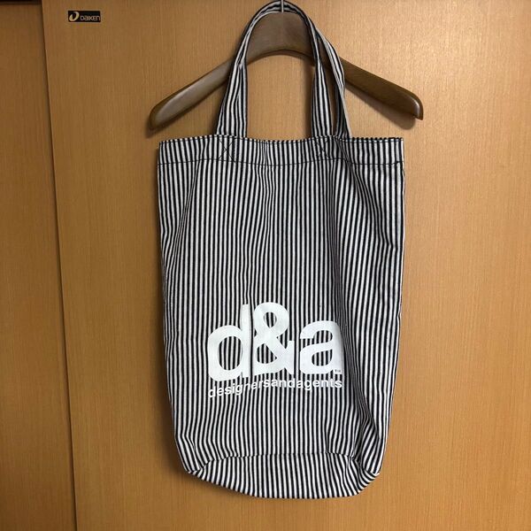 【非売品】d&a designers and agents ストライプトートバッグ
