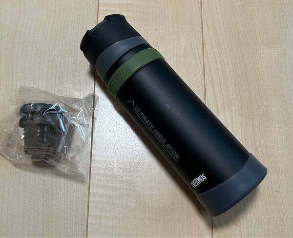 サーモス(THERMOS) サーモス ステンレスボトル FFX-751 750ml マットブラック+新品の中栓