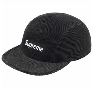 Supreme Corduroy Camp Cap "Black"