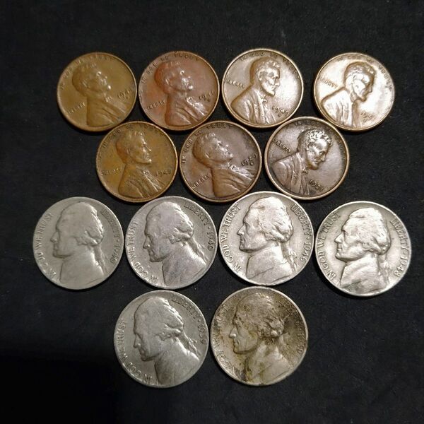 アメリカ 硬貨 貨幣 麦ペニー ジェファーソンニッケル まとめ