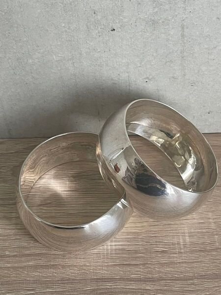 SILVER WIDE BANGLE/シルバー925/ブレスレット