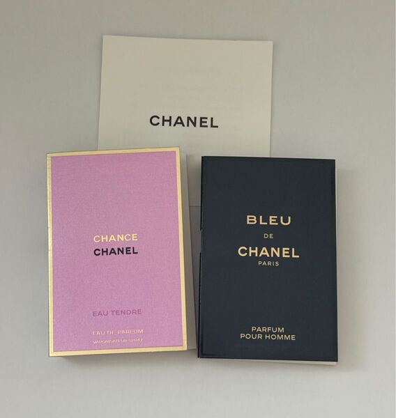 CHANEL CHANCEEAUTENDORE /BLEUDECHANEL 香水サンプル 新品