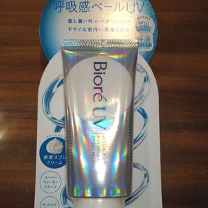 ☆NEW 花王 ビオレUV呼吸感ベールUV アクアリッチエアリーホールドクリーム/1個☆
