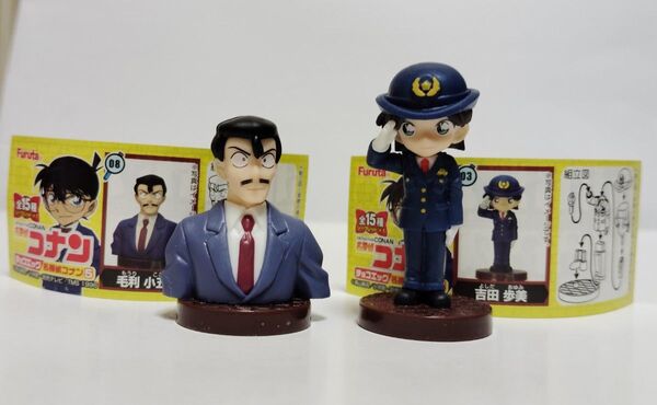 チョコエッグ 名探偵コナン5 毛利小五郎&吉田歩美 フィギュア2点セット