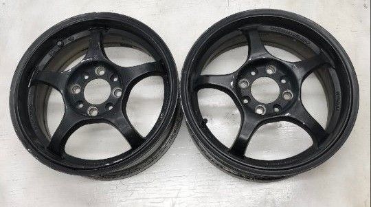 14x5.5J モノブロック 4h PCD100 2本セット