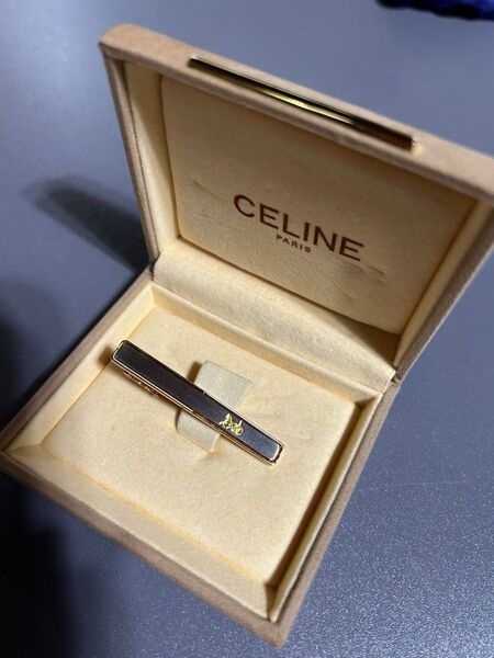CELINE セリーヌ ネクタイピン 昭和レトロ タイピン 馬車
