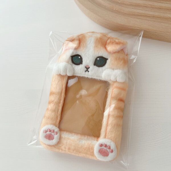 mofusand モフサンド にゃんこのふかふかチェキケース 茶白