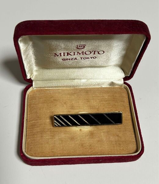 銀座 東京 ミキモトのネクタイピンです。MIKIMOTO 刻印有