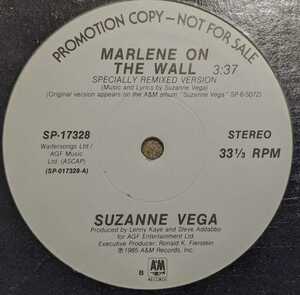 米A&M プロモ・オンリー12&#34;◆Suzanne Vega:Marlene On The Wall