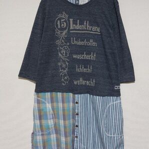 LIME.INC ライムインク チュニックワンピ ドッキングワンピース 七分袖 訳あり 未使用