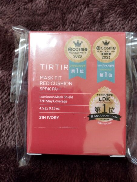 TIRTIR マスクフィットクッションファンデ ミニサイズ 4.5g レッド 21N