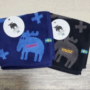 28【新品未使用】MOZ タオルハンカチ 2枚セット