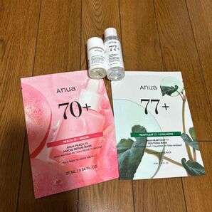 アヌア ドクダミ化粧水 クレンジングオイル サンプル シートマスク2枚