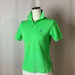 ★used★Polo by RALPH LAURENラルフ★鹿の子半袖ポロシャツ★130★