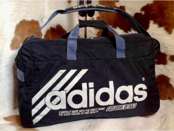★used★adidasアディダス★ACE製ナイロンボストンバッグ★ビンテージ★