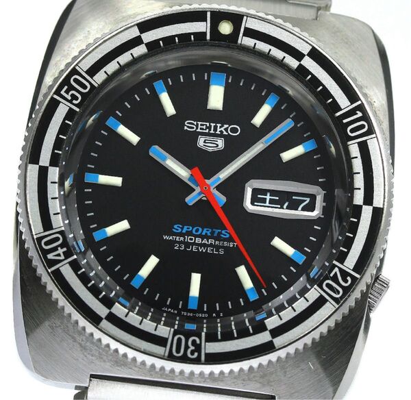 【デッドストック級】希少 SEIKO(セイコー)5スポーツ 復刻版 SBSS017 7S36-0070 自動巻 メンズ腕時計