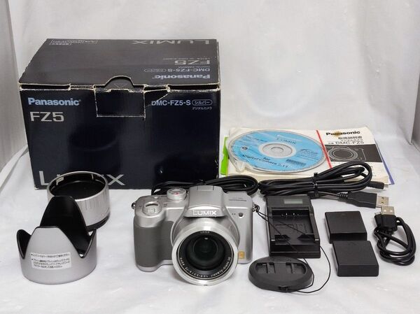パナソニック LUMIX DMC FZ5 コンパクトデジタルカメラ コンデジ ルミックス ネオ一眼 光学手ブレ補正 IS シルバー