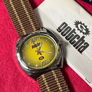 ★ 未使用 GOTCHA USA サーフ カジュアル ブラウン メンズ 腕時計