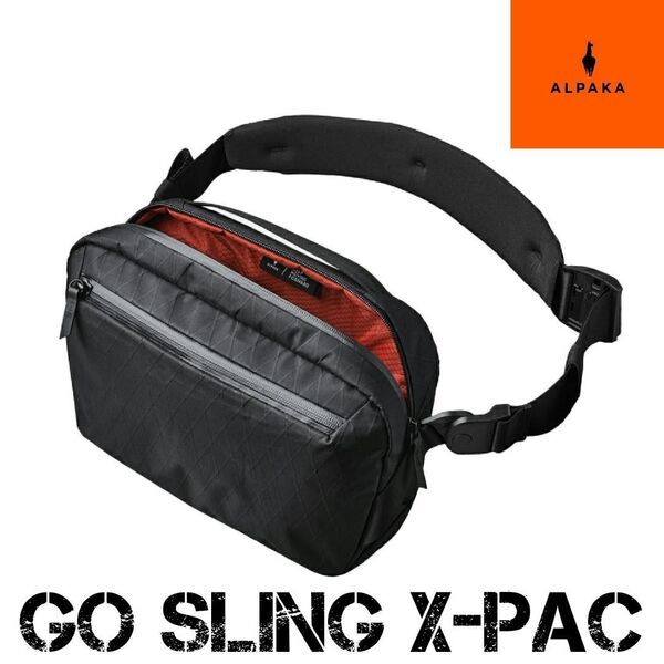 美品 ALPAKA ボディバッグ スリングバッグ ショルダーバッグ 高機能素材