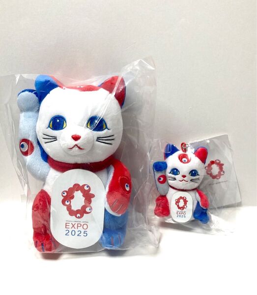 大阪・関西万博 招き猫ぬいぐるみ 招き猫マスコット EXPO2025 ミャクミャク ぬいぐるみ