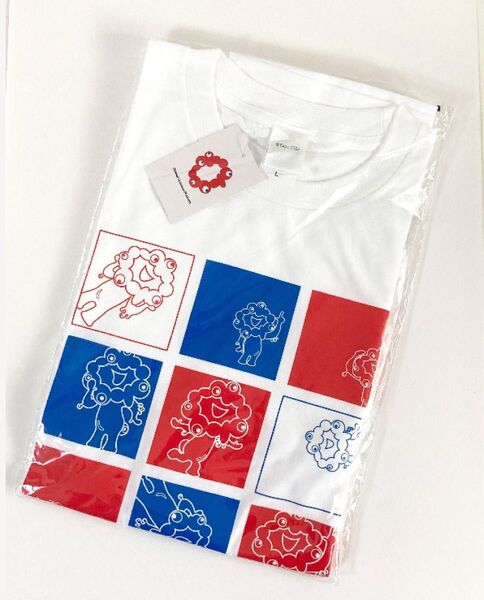 大阪関西万博 EXPO2025 ミャクミャク Tシャツ スクエア ホワイト Lサイズ
