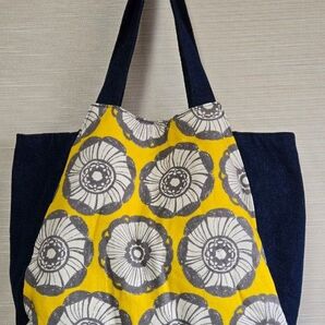 ハンドメイド トートバッグ パッチワーク