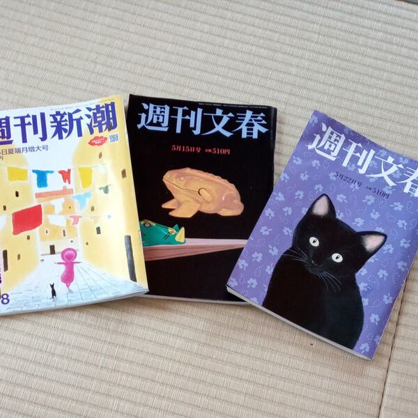 週刊文春5月15日号/22日号◆ 週刊新潮 5月15日号 3冊セット