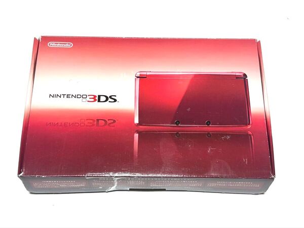 ニンテンドー3DS 本体 フレアレッド 箱付