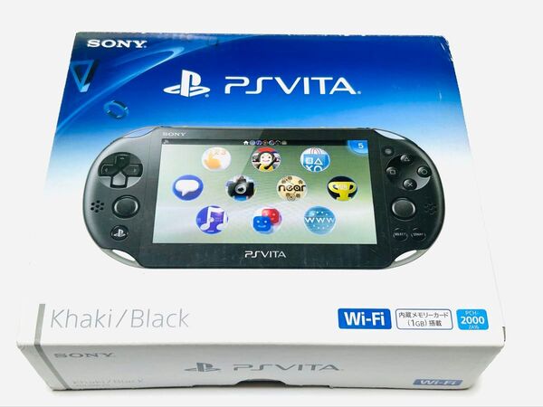 PlayStationVita カーキ/ブラック PCH-2000