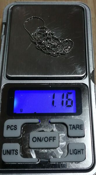 【激安!】250484 k14wg 約1.16g カットボール ネックレス チェーン