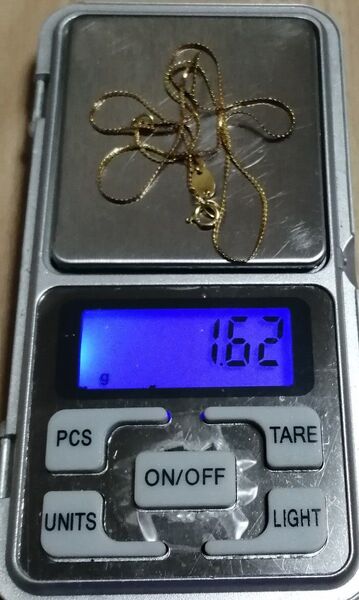 【訳あり!激安!】750 k18 約1.62g デザイン ネックレス チェーン ベネトン