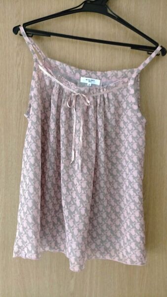 NATURAL BEAUTY BASIC ピンク キャミソール Sサイズ