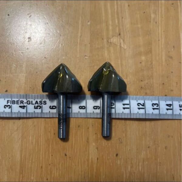 V溝ビット90°2本組研磨済品