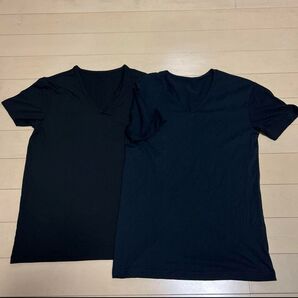 半袖V首シャツMサイズ2枚組 シャツ