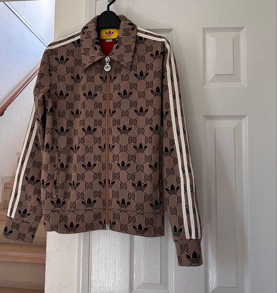 【店舗即完モデル】GUCCI adidas コラボ ジャケット タグあり ブルゾン ジャケット