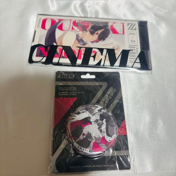 ゼンレスゾーンゼロ エレン・ジョー 影画シリーズ カード 缶バッジ