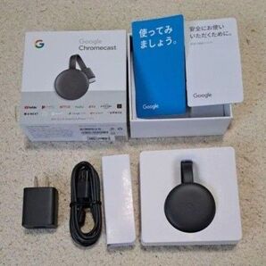 Google Chromecast グーグル クロームキャスト GA00439-JP NC2-6A5 第三世代