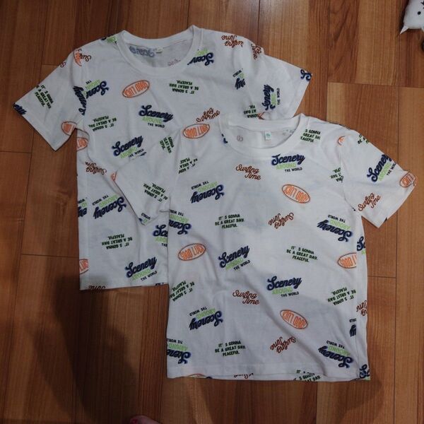 お揃い半袖Tシャツ 2枚セット 兄弟 双子