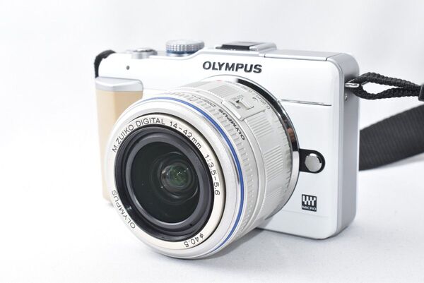 オリンパス OLYMPUS PEN E-PL1 ホワイト レンズキット