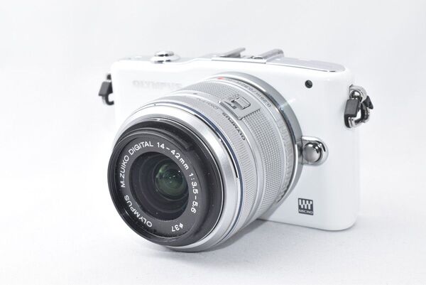 オリンパス OLYMPUS PEN mini E-PM1 ホワイト レンズキット