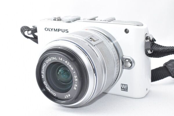 オリンパス OLYMPUS PEN E-PL3 ホワイト レンズキット