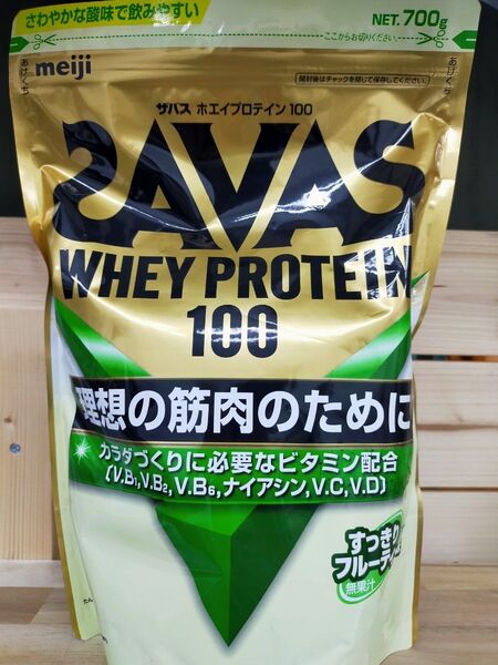 ザバス ホエイプロテイン100 すっきりフルーティ風味 700g × 1袋